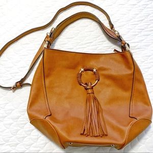 Brown Faux Leather/Vegan Western Bag